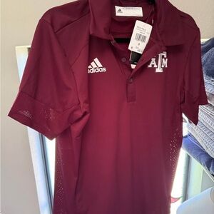 A&M polo Adidas Maroon Men's Polo Shirt